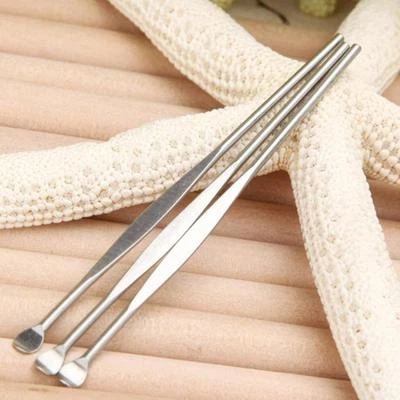 FAT-CATZ-COPY-CATZ 3x STAINLESS STEEL HYGENIC EAR WAX EXTRACTOR REMOVER TOOL EAR PICKER UK DISPATCH