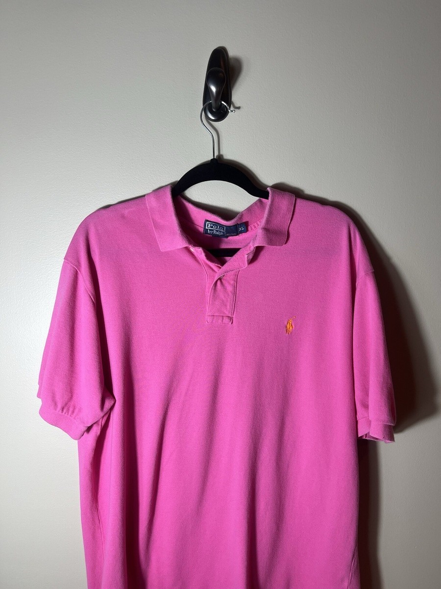 Polo Ralph Lauren ラガーシャツ XLサイズ ピンクと水色 Polo By Ralph Lauren Short Sleeve Bubblegum Pink Cotton Polo