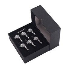 6R Guitar String Inline Tuning Pegs Locking Tuners Keys Machine Heads Chrome