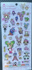 Tokidoki Kawaii Metropolis Assorted Sticker Sheet