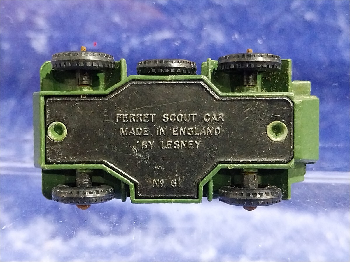 Vintage Matchbox Lesney no 61 Army Fleet Scout Car | eBay Australia