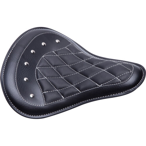 For Harley Softail FXSTC FXSTS Bobber Motorcycle 13" Large Solo Seat w/ Spring - Picture 4 of 11