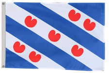Friesland Flag with Eyelets - Handmade in the UK
