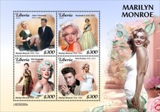 Marilyn Monroe John F. Kennedy Queen Elizabeth II MNH Stamps 2023 Liberia M/S