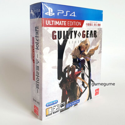 PS4 Guilty Gear Strive Ultimate Limited Edition [Korean English] Steelbook