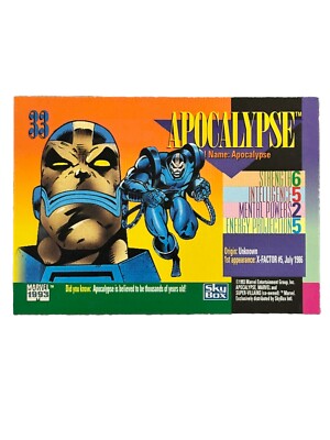 Brand New: Vintage 1993 Marvel Comics Super Villains Apocalypse