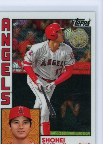 2019 Topps Silver Pack 1984 Chrome Promo #T84-17 Shohei Ohtani Angels