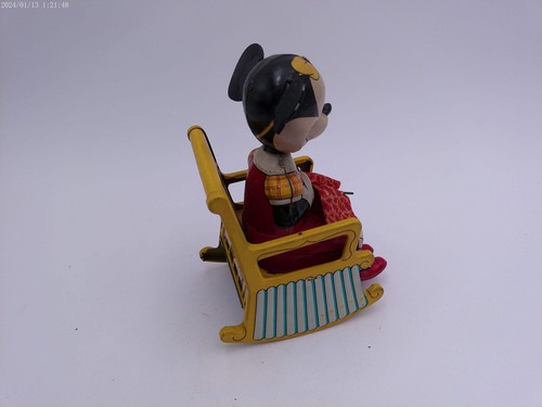 Disney Marx Line Mar mechanisches Minnie Mouse Strick Blechspielzeug zum Aufziehen - Bild 7 von 8