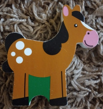 Melissa  Doug Take A long Sorting Barn REPLACEMENT Wood Animal Horse
