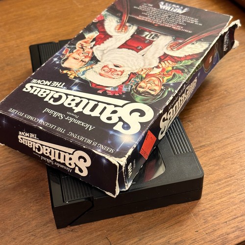 Santa Claus The Movie VHS VCR Video Tape Used Christmas John Lithgow - Picture 3 of 3