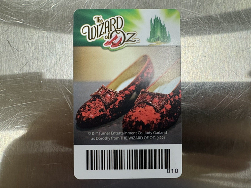 Wizard of Oz Emerald City Rare Ruby Slippers Coin Pusher Card, from Timezone - Picture 2 of 2