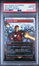 MTG PSA 10 Non-Foil X Marvel's Iron Man "Galvanic Blast" #1732 Secret Lair Drop