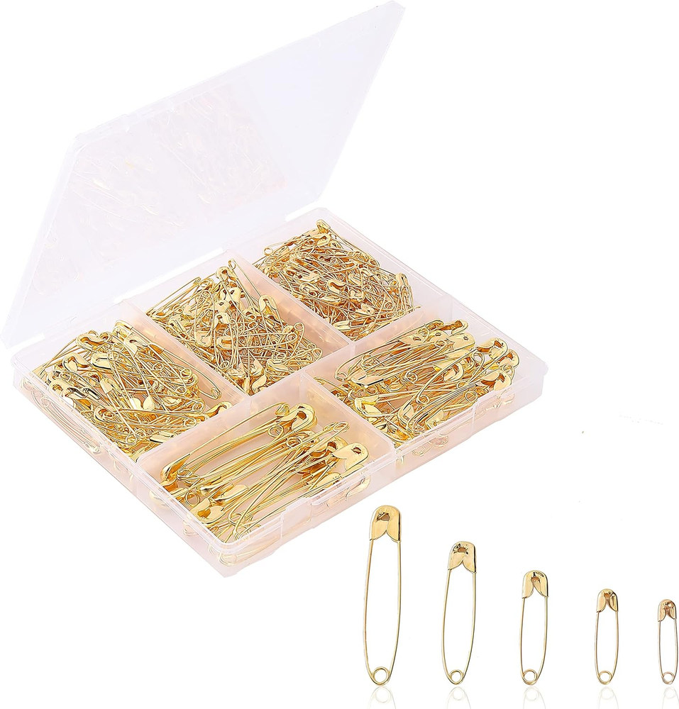 Mr Pen Assorted Safety Pins in Small Sizes for Multipurpose Use