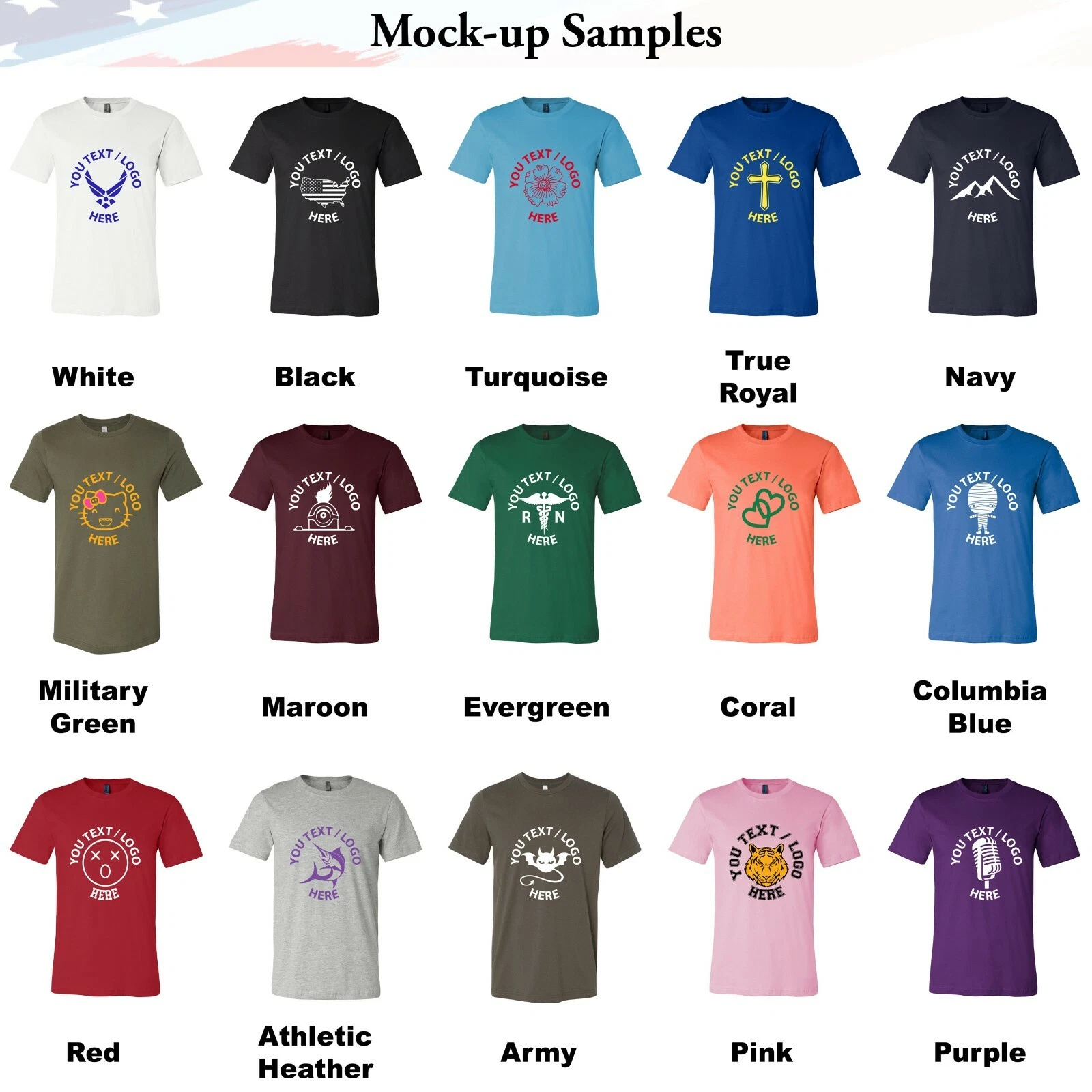 Personalized Custom T-Shirt Customized w / Text, Logo - product detail image 6