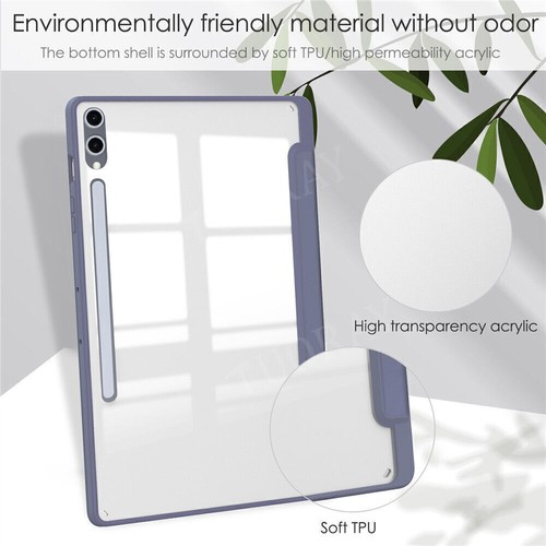For Samsung Galaxy Tab S10 Plus S9 S9+ Plus S8 S7 Case Flip Leather Stand Cover - Picture 44 of 71