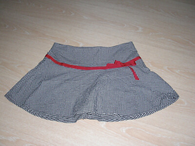 suesser schwarz weiss karierter Minirock, Gr. 6, Star City