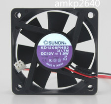 For SUNON KD1206PHB2 6015 6cm 60mm DC 12V 0.19W 2Wire Silence axial fan am