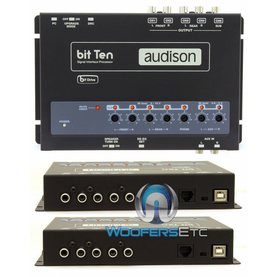 AUDISON BIT TEN CAR SIGNAL INTERFACE PROCESSOR WITH 4 CHANNELS IN & 5 OUT NEW - Image 3 of 4