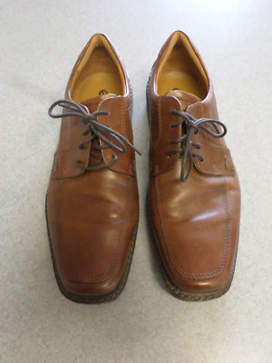Ecco Shoes Mens Size 11 Leather Square Toe Oxfords Ecco Men Oxford Square Toe Shoes Leather Upper Size 12 Euro  main image 2