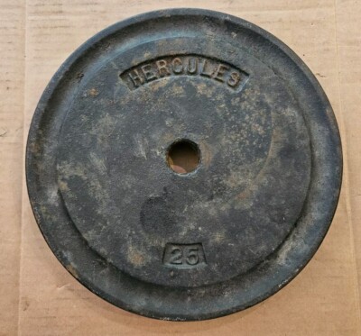 Vintage York Barbell Taille Standard Poids - SIMPLE 1,25 Lb Plaque 1 1