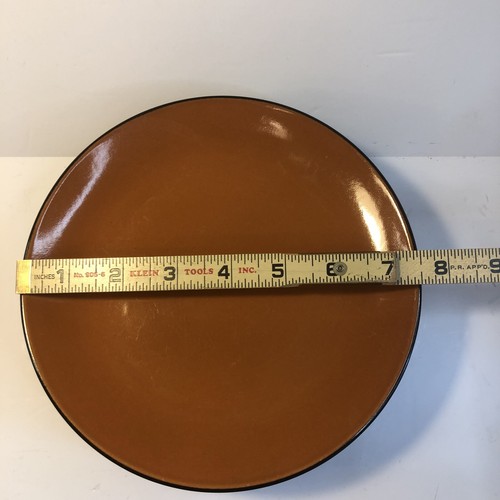 Corelle Hearthstone Salad Plate Chili Red and Black 7 3/8 Inch ~ Set Of 6 - Picture 13 of 13