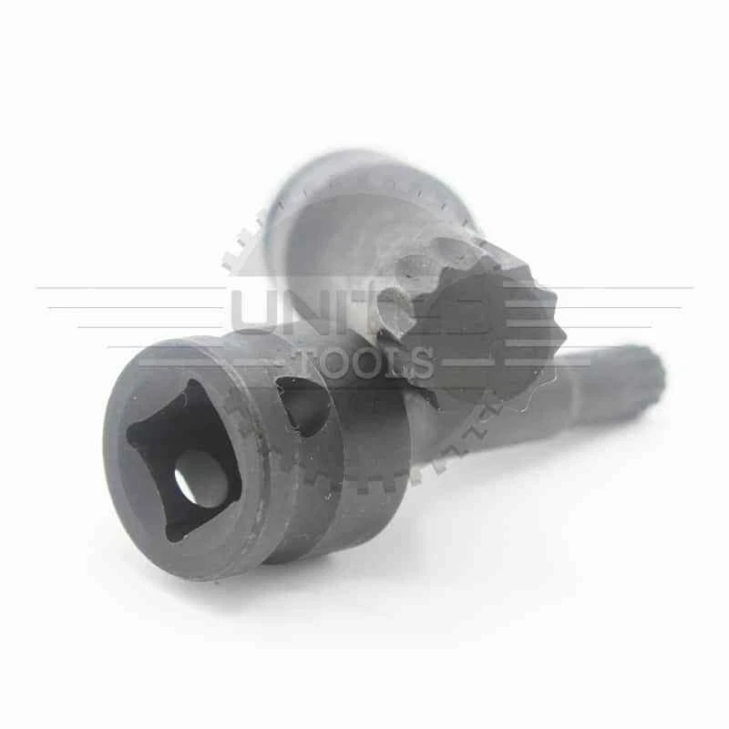 7pc 3/8 Impact Spline Socket Bit Set M5-M14 Socket Cr-Mo M5 M6 M7 M8 M10 M12 M14 - Image 2 of 4