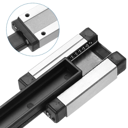 MGN12 100mm Linear Guide Rail with MGN12H Carriage Block for 3D Printer, Black - Picture 5 of 7