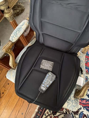 sharper image back masseur Massage Seat Cushion - Picture 2 of 12