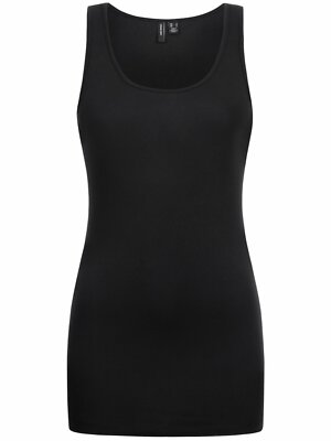 Vero Moda Damen Top Tanktop Shirt Longshirt Rundhals Oberteil VMMaxi My Soft