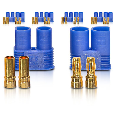 Hochstrom EC3 Stecker Buchse 3.5 mm Goldkontaktstecker 5 Paar partCore 100121