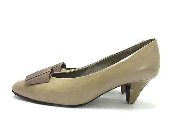 YVES SAINT LAURENT décolleté DG0464 beige greige misura 36 5 JP 23 5 cm 9 3 pollici autentiche