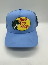 HAT - Bass Pro Shops Mesh Cap Adjustable Snapback Trucker Fishing Baseball Blue