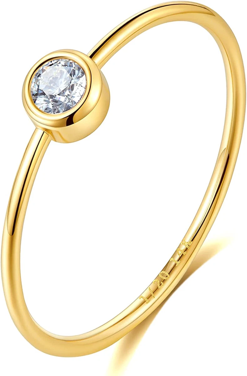 Gold diamond rings for deals girls