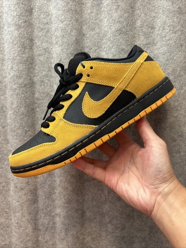 Nike SB Dunk Low Pro “Iowa” 2015 University Gold/Black - Men’s Size 9.5 NEW - Picture 3 of 20