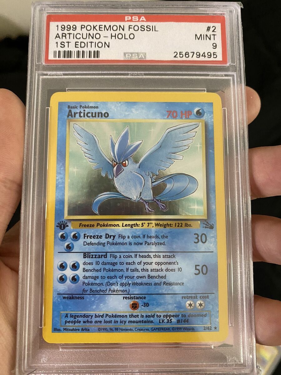 carta pokemon articuno fosil pca 6 ingles - Comprar Cartas Colecionáveis  antigas no todocoleccion