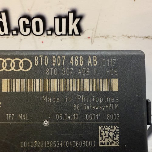 AUDI A4 B8 GATEWAY STEUERGERÄT 8T0907468AB 2008-2012 - Bild 2 von 4