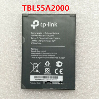 New TBL55A2000 Rechargeable Battery 2000mAh 3.7V For TP-LINK M7350