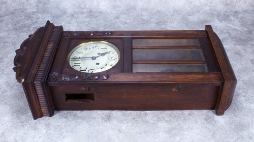 Vintage Oak Wall Clock  - Afbeelding 5 van 6