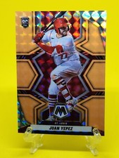 2022 Mosaic Baseball Orange Reactive Prizm Juan Yepez RC Cardinals #261 20/25