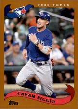 2020 Topps Archives CAVAN BIGGIO 2002 Style Base Card Blue Jays #286