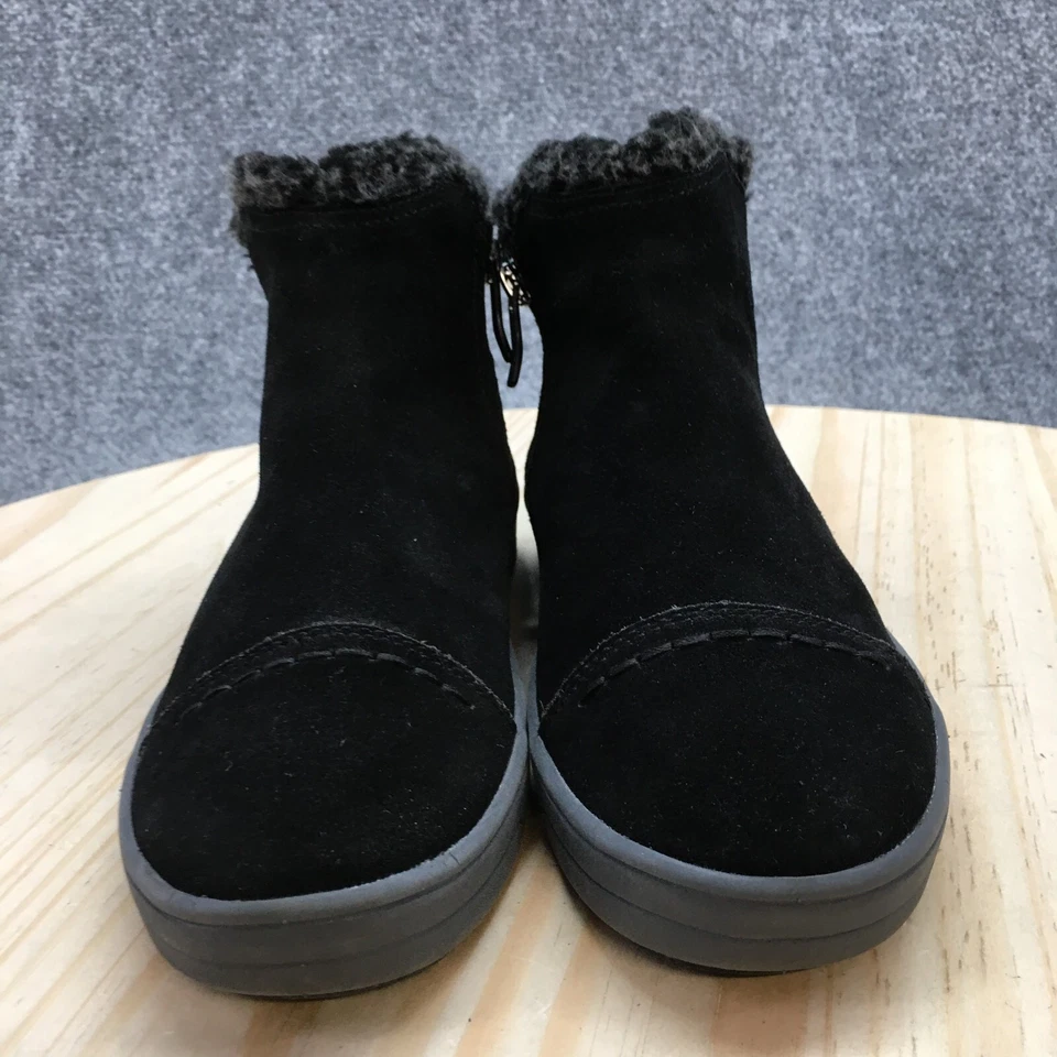 Botas Easy Spirit para mujer 6,5 M North Invierno cuero negro cremallera lateral piel sintética Foto 4 de 4