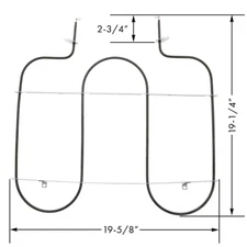 🛠️Whirlpool Range Oven Broiler Element W10308476, W10856603, 3195063, 8053712,