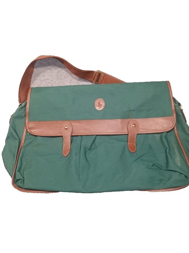 VINTAGE 90' RALPH LAUREN POLO PVC GREEN CHECK BOSTON BAG | eBay