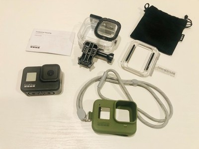 GoPro HERO8 Action Camera with Accessory Bundle (Protective Housing/Lanyard)