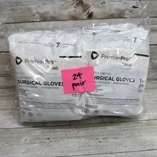 Premier Pro LATEX ORTHO Surgical Gloves Ansell *24 Pair* Size: 7 *See Date*