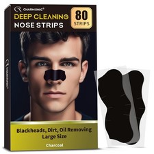 80 Pcs Blackhead Remover 1 Count Pack of 80 , 80 Nose Strips