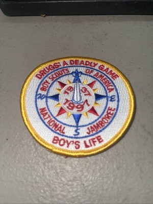 NEW 1997 National Jamboree Felt & Embroidered 3'' Patch Boy Scouts BSA