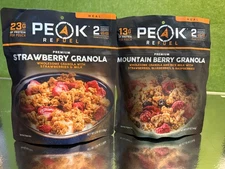 Peak Refuel Granola Breakfast Duo – Strawberry & Mountain Berry – 2 Meal Pack
