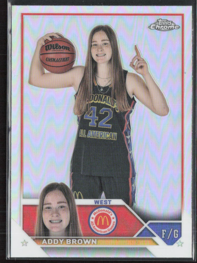 2023 Topps Chrome McDonald's All American #88 Addy Brown Refractor (E)