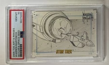 2005 STAR TREK SKETCHAFEX WARREN MARTINECK SPACE SEED POP 2 PSA 10 Gem Mint